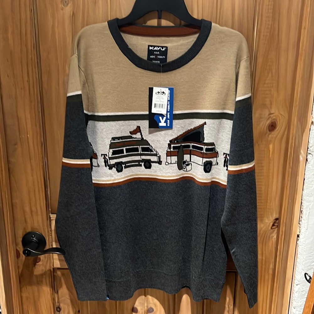 KAVU Mens Highline Dream Van Sweater